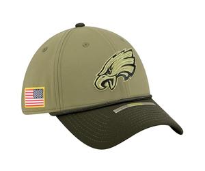 New Era 39Thirty NFL25 STS Eagles Cap Basecap Baseballcap Curved Brim Fullcap Damen/Herren - Hinten geschlossen, mit Schirm Frühling-Sommer Herbst-Winter Frühjahr Sommer Herbst Winter - S/M (54-57