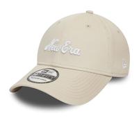 New Era 39Thirty Stretch Cap - Brand Script Stone beige - XS