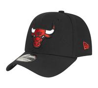 New Era 39Thirty Stretch Cap - Chicago Bulls schwarz - M/L