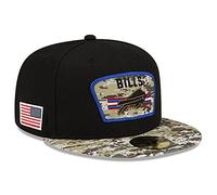New Era 59Fifty Buffalo Bills Cap Basecap Baseballcap Flat Brim Fitted NFL-Cap Herren - Hinten geschlossen, mit Schirm Herbst Sommer Frühjahr Winter Frühling-Sommer Herbst-Winter - 7 1/4 (57,7 cm)