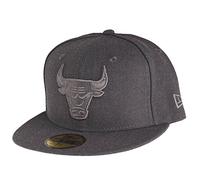 New Era 59Fifty Cap - GRAPHITE Grau Chicago Bulls, Gr. 7 5/8 - (60,6cm)