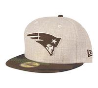New Era 59Fifty Cap - Heather Oat New England Patriots Wood
