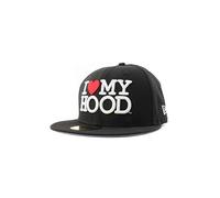 New Era 59Fifty Cap I Love My Hood Schwarz, Size:7 1/4