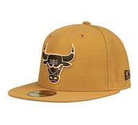 New Era 59Fifty Cap - NBA Chicago Bulls tan braun - 7 1/8