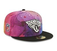 New Era 59Fifty NFL CC Jaguars Cap Basecap Baseballcap Fitted Flat Brim Jacksonville Damen/Herren - Hinten geschlossen, mit Schirm Herbst Sommer Frühjahr Winter Frühling-Sommer Herbst-Winter - 7 3/8