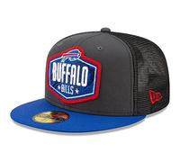 New Era 59Fifty NFL Draft21 Bills Cap Basecap Baseballcap Flat Brim Fitted NFL-Cap Buffalo Herren - Hinten geschlossen, mit Schirm Frühling-Sommer Herbst-Winter