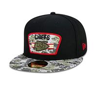 New Era 59Fifty Pittsburgh Steelers Cap Basecap Baseballcap Flat Brim Fitted NFL-Cap Herren - Hinten geschlossen, mit Schirm Herbst Sommer Frühjahr Winter Frühling-Sommer Herbst-Winter - 7 1/2 (59,6