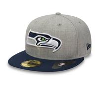 NEW ERA 59FIFTY Seattle Seahawks - Snapback Cap - Grau meliert, 7 1/4