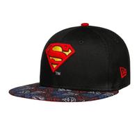 NEW ERA Superman All Over Print 9FIFTY Snapback Junior Cap schwarz XS