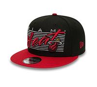 New Era 9Fifty NBA Properties Heat Cap Basecap Baseballcap Flat Brim Snapback Miami Herren - mit Schirm Frühling-Sommer Herbst-Winter Frühjahr Sommer Herbst