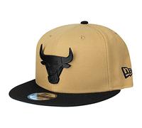 New Era 9Fifty Snapback Cap - Metal Badge Chicago Bulls tan
