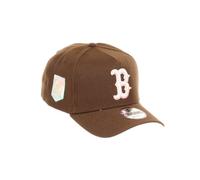 New Era 9Forty A-Frame Cap - Braun - MLB Teamlogo - 5-Panel Krone - Gebogener Schirm - Snapback - Unisex