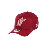 New Era 9Forty A-Frame Cap MLB Baseball Kappe rotes Design Teamlogo gebogener Schirm verstellbar