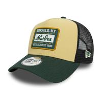 NEW ERA 9Forty A-Frame NE Cord Patch Cap - Beige/Dark Green/Black