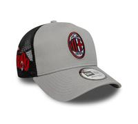 New Era 9FORTY A-Frame Trucker Cap AC Mailand Patch grau