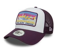 NEW ERA 9FORTY A-Frame Trucker Cap Courchevel Ski Patch - Dark Violet
