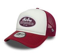 New Era 9FORTY A-Frame Trucker Cap Oval Foam Patch red