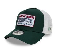 NEW ERA 9FORTY A-Frame Trucker Cap Vintage Patch - Dark Green/White