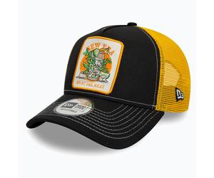 NEW ERA 9FORTY A-Frame Trucker Summer Patch Cap - Black/Yellow