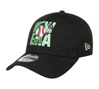 New Era 9Forty Camp Patch Fan Ball Cap Basecap Baseballcap Damen/Herren - mit Schirm Winter Herbst Frühjahr Sommer Frühling-Sommer Herbst-Winter - One Size schwarz