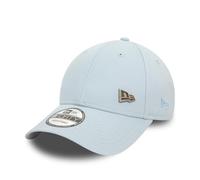 New Era 9Forty Cap Verstellbarer Verschluss gebogener Schirm metallener Pin Kappe hellblau - One-Size