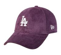 New Era 9Forty Cord LA Dodgers Cap Basecap Baseballcap MLB Cordcap Los Angeles Damen/Herren - mit Schirm, Schirm Herbst-Winter Winter - One Size lila