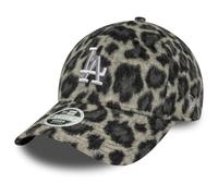 New Era MLB LA Dodgers Cosy Leopard 9FORTY Cap - Damen, Grau - One Size