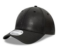 New Era 9Forty Damen Cap - Kunstleder NY Yankees schwarz
