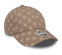 New Era 9Forty Damen Cap Monogram New York Yankees ash Brown