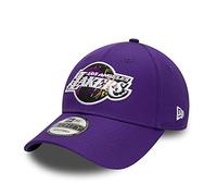 New Era 9FORTY Los Angeles Lakers NBA Print Infill Cap 60298639, Mens Cap with a Visor, Purple, OSFM EU