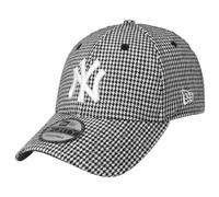 New Era 9Forty Men´s Houndstooth NY Cap Basecap Baseballcap Curved Brim MLB York Yankees Damen/Herren - Metallschnalle, mit Schirm Herbst Sommer Frühjahr Winter Frühling-Sommer Herbst-Winter - One