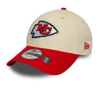 Kansas City Chiefs Side Wordmark New Era 9FORTY NFL Cap Beige - ONE SIZE