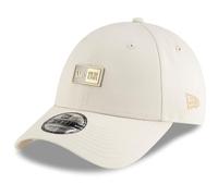 New Era 9Forty Strapback Cap - Metal Badge Ivory beige