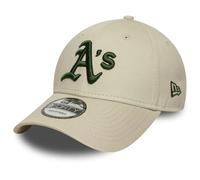 New Era 9Forty League Essential MLB Oakland Athletics Baseballkappe für Erwachsene, Hellbeige
