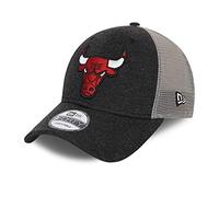 New Era Chicago Bulls Home Field Black 9Forty Trucker Strapback Cap - One-Size