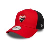 New Era 9Forty Trucker Ducati Motor Trucker Baseballkappe für Erwachsene, Rot