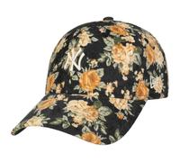New Era 9Forty WMNS Floral Cord Yankees Cap Basecap Baseballcap Strapback Damencap NY York Damen - Metallschnalle, mit Schirm Herbst Sommer Frühjahr Winter Frühling-Sommer Herbst-Winter - One Size