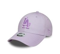 New Era Cap 9Forty – Los Angeles Dodgers, Damen, lila, gebogener Schirm, Metallschnalle, One Size