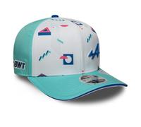 New Era Alpine F1 Team Offizielle Kollektion 2025 USA Miami Special Edition Baseball Cap Weiß Blau Verstellbar, weiß, Einheitsgröße