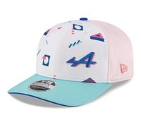 New Era Alpine F1 Team Offizielle Kollektion 2025 USA Miami Special Edition Baseball Cap Weiß Blau Verstellbar, weiß, Einheitsgröße