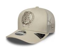 Boston Celtics New Era 9SEVENTY Stretch Snap Tonal Trucker NBA Cap Beige - ONE SIZE