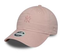 New Era WMNS Mini Washed 9Twenty Adjustable Damen Cap NY Yankees Rosa, Size:OneSize