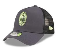 New Era A-Frame Mesh Trucker Cap - AC Milan Charcoal