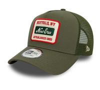 New Era NE Patch Trucker Adjustable Cap NE Logo Khaki, Size:OneSize