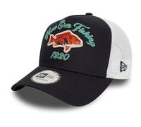 New Era A-Frame Mesh Trucker Cap - Fishing 1920 Navy