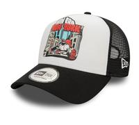 New Era A-Frame Mesh Trucker Cap - Graphic Print schwarz