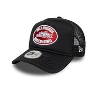 New Era Graphic Patch Trucker Adjustable Cap NE Logo Schwarz, Size:OneSize