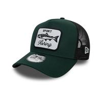 New Era A-Frame Mesh Trucker Cap - Outdoor Fishing Green