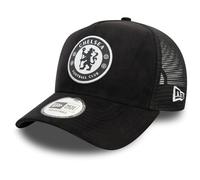New Era A-Frame Mesh Trucker Cap - Suede FC Chelsea schwarz
