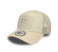 New Era Tonal Patch Trucker Cap Beige - one size